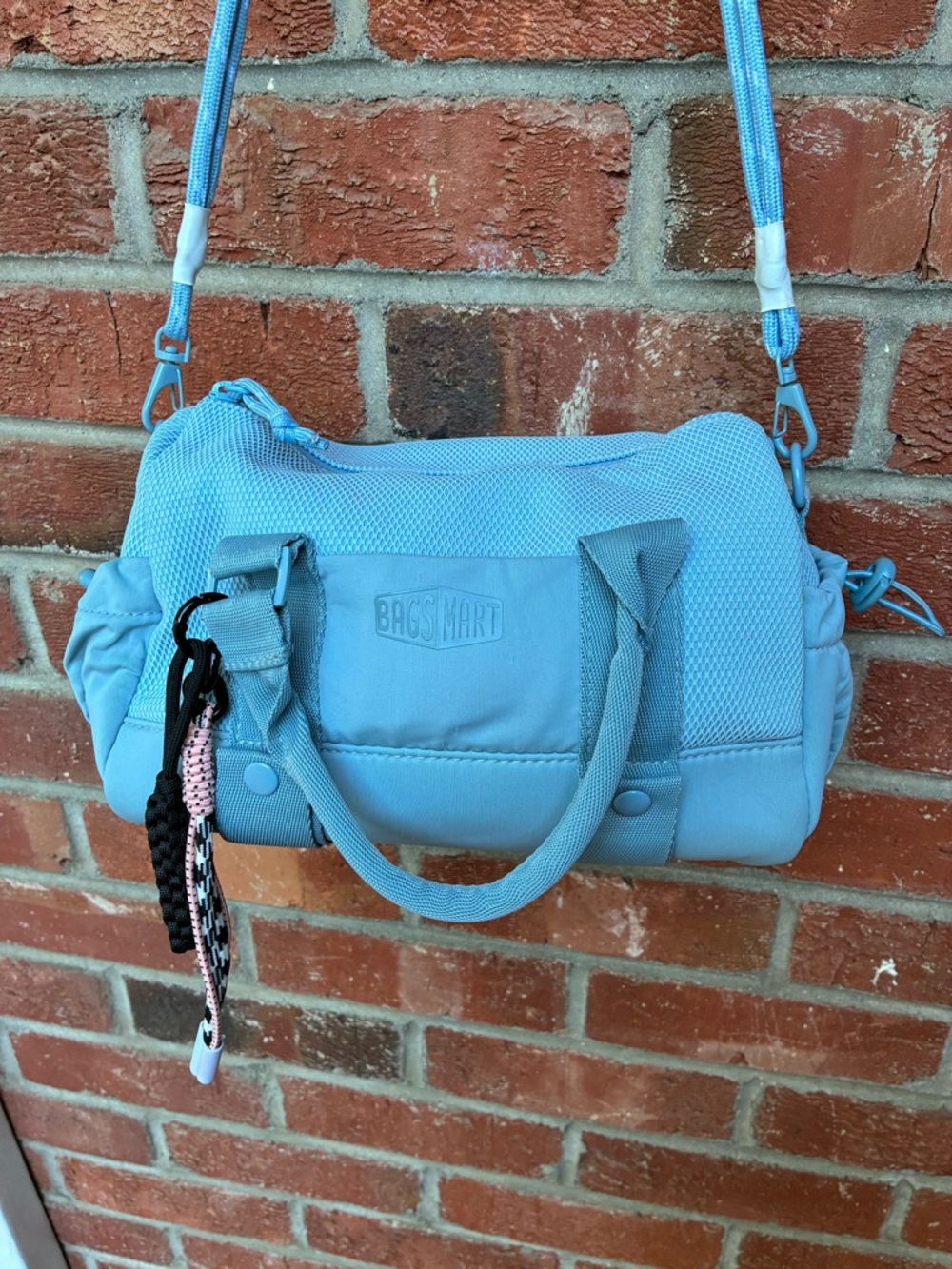 BAGSMART Mini Duffle Bag - Light Blue - Picture 8 of 14